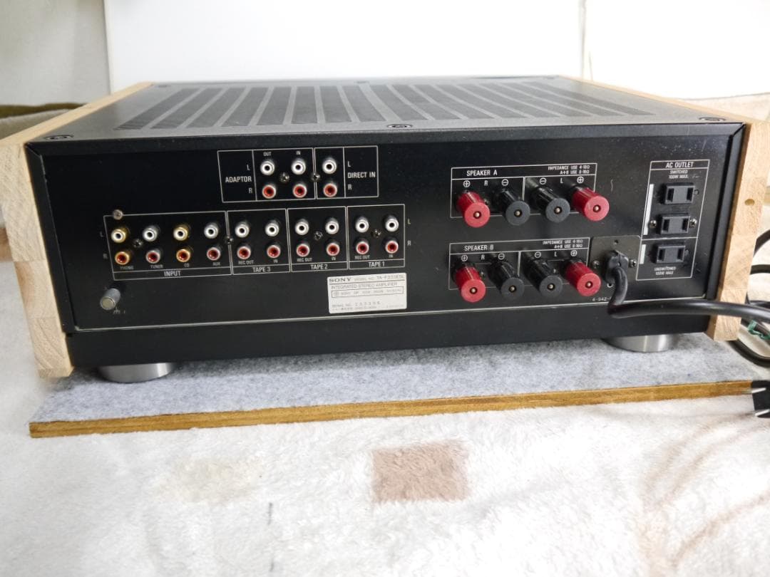 SONYプリメインアンプ　TA-F333 ESL　メンテ整備　動作品