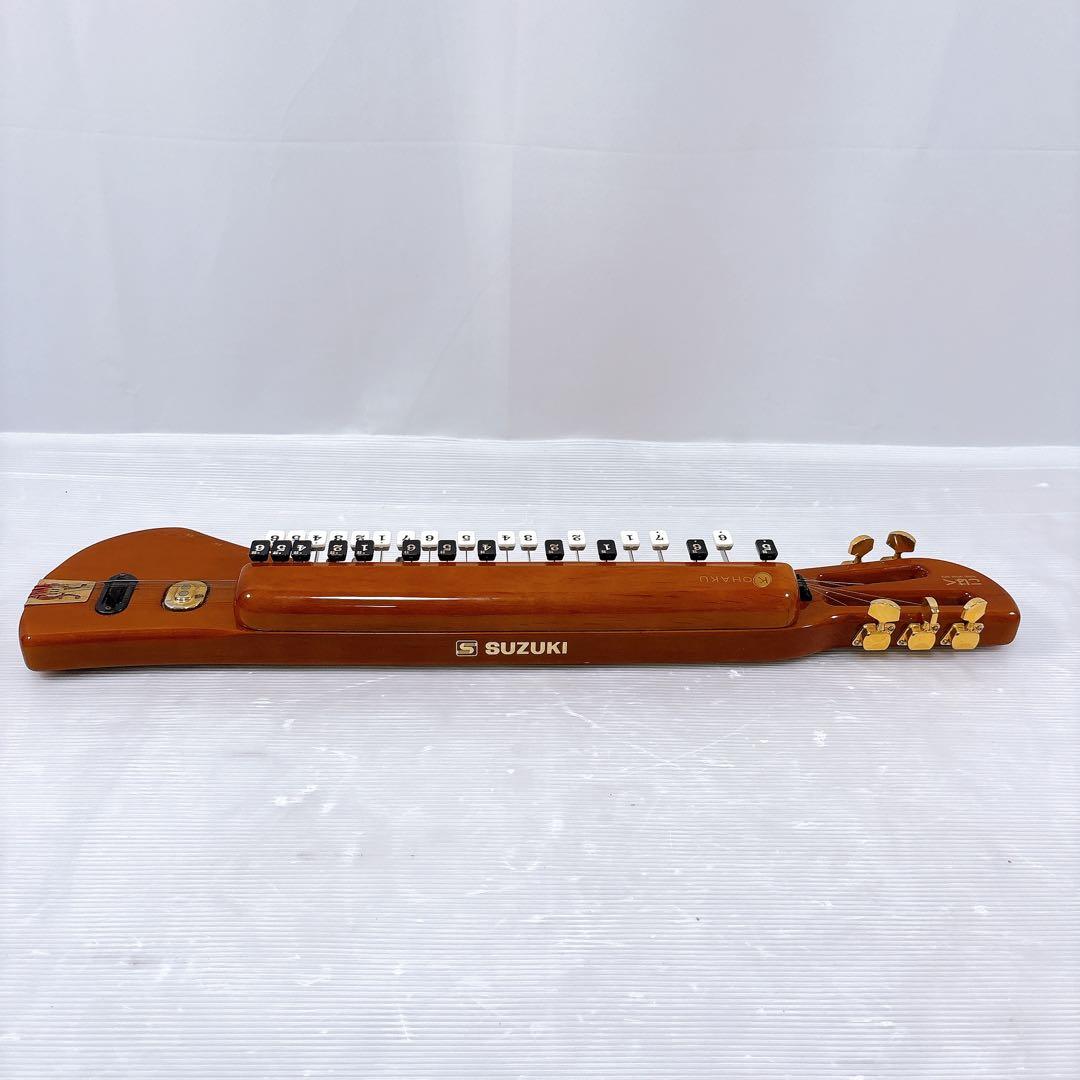 【美品】SUZUKI スズキ 電気大正琴 ソプラノ こはく CHK-1