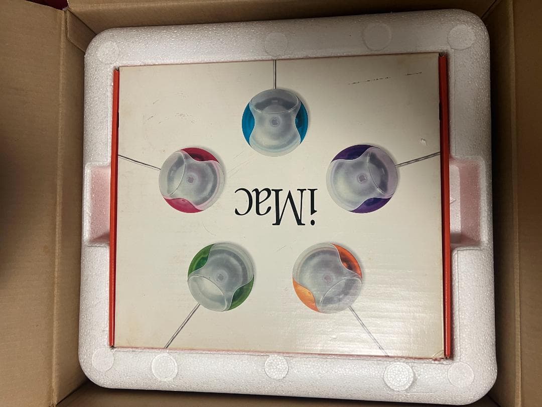 Apple iMac G3 ブルーベリー色、オリジナルボックス付属