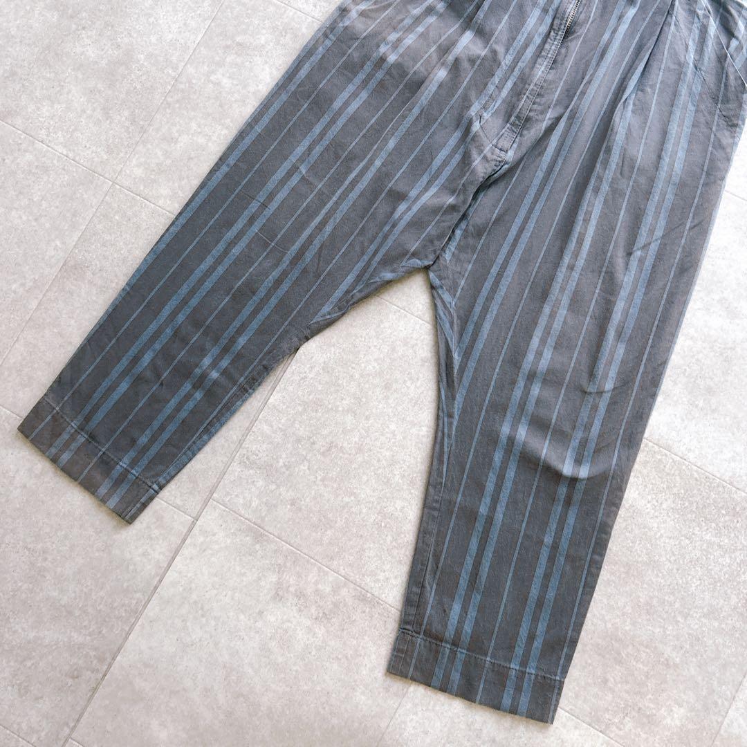 ヴィヴィアンウエストウッドレッドレーベル オーブ刺繍 ストライプ サルエルパンツ