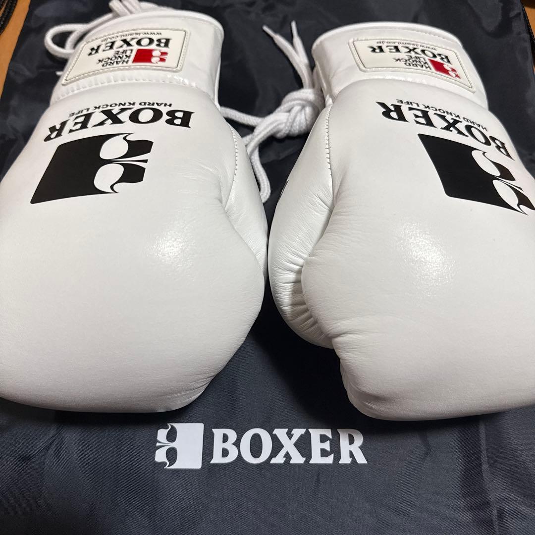 BOXER ボクシンググローブ 8oz ホワイト