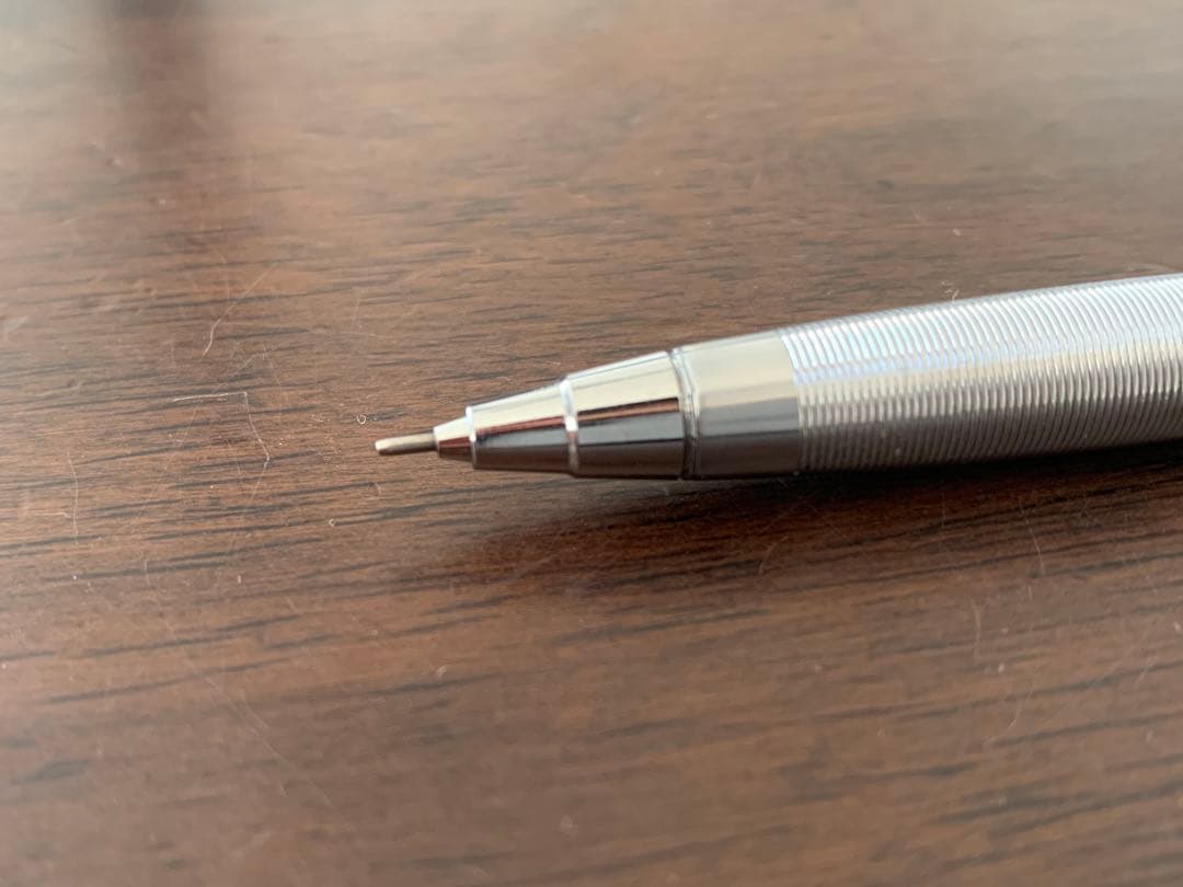 【廃盤】レア　昭和レトロ　三菱　0.3 ダブルノックシャーペン　ペン先収納式