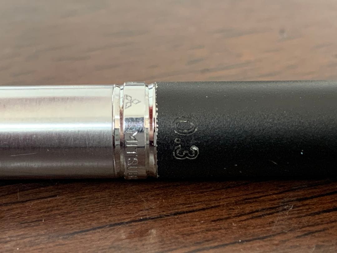 【廃盤】レア　昭和レトロ　三菱　0.3 ダブルノックシャーペン　ペン先収納式