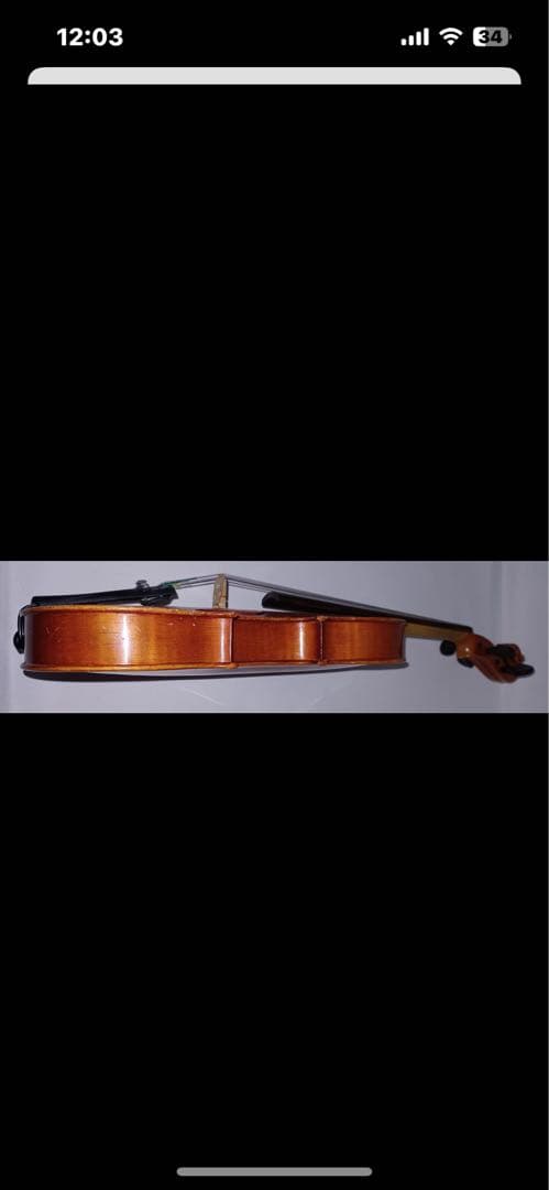 【高級モデル】スズキ製 1/8 バイオリン No.330 1994年製　ケース付