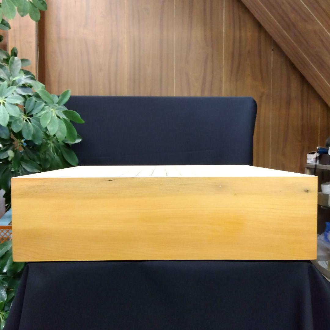 【国産　本榧　4寸碁盤　脚なし　木表】