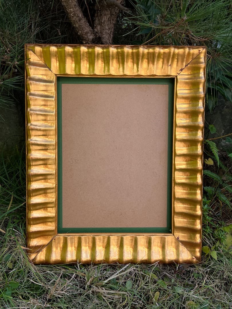 【新品訳あり】ゴールドリブデザイン油彩額縁