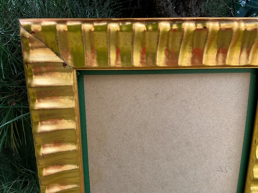 【新品訳あり】ゴールドリブデザイン油彩額縁