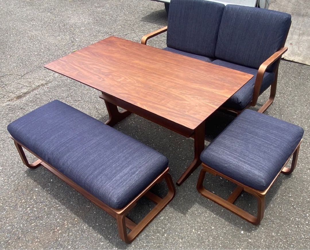 【直接お渡し限定】無印 リビングでもダイニングでもつかえるセット 4点セット