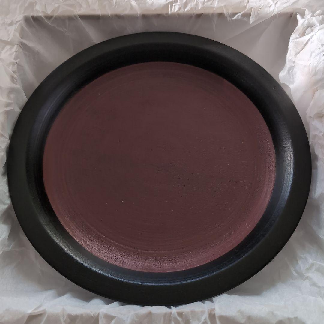 赤木明登 パン皿 日の丸 27cm