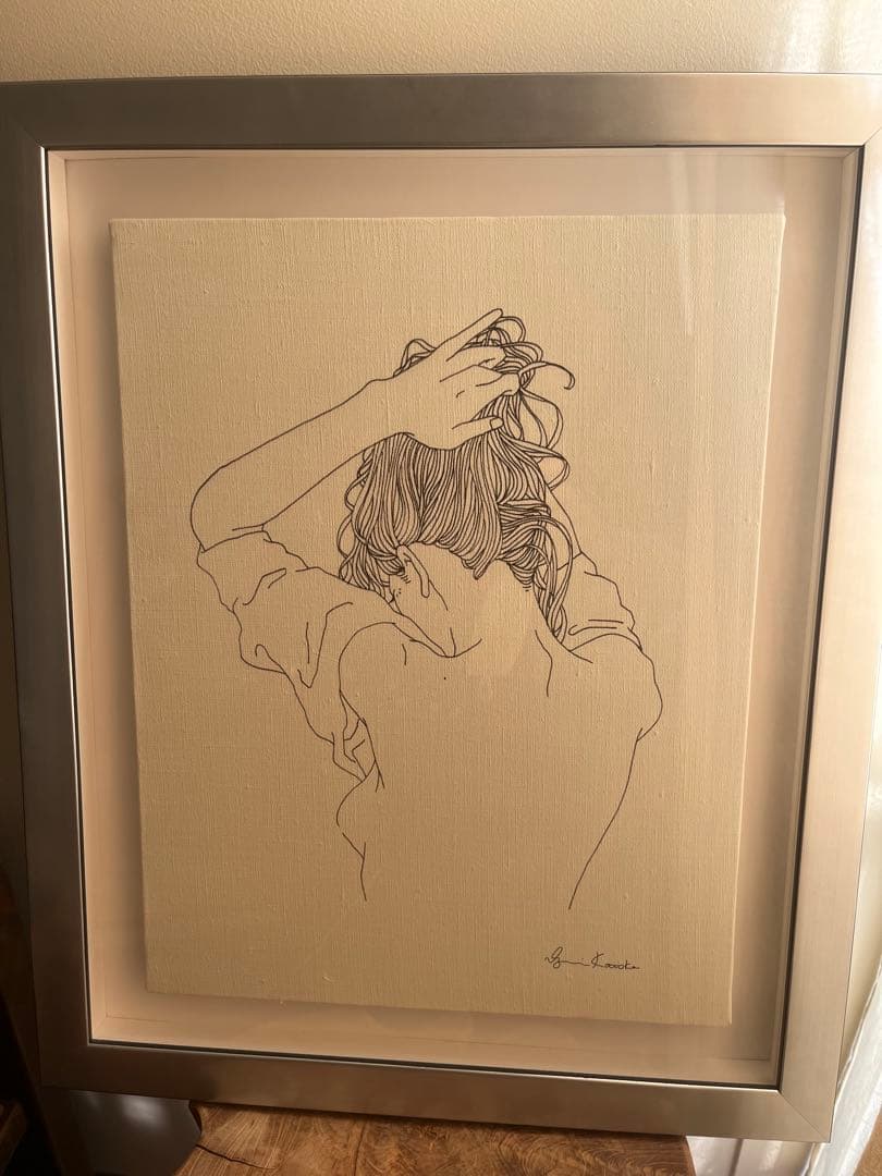 Izumi Kotoka 線画 後ろ姿の女性