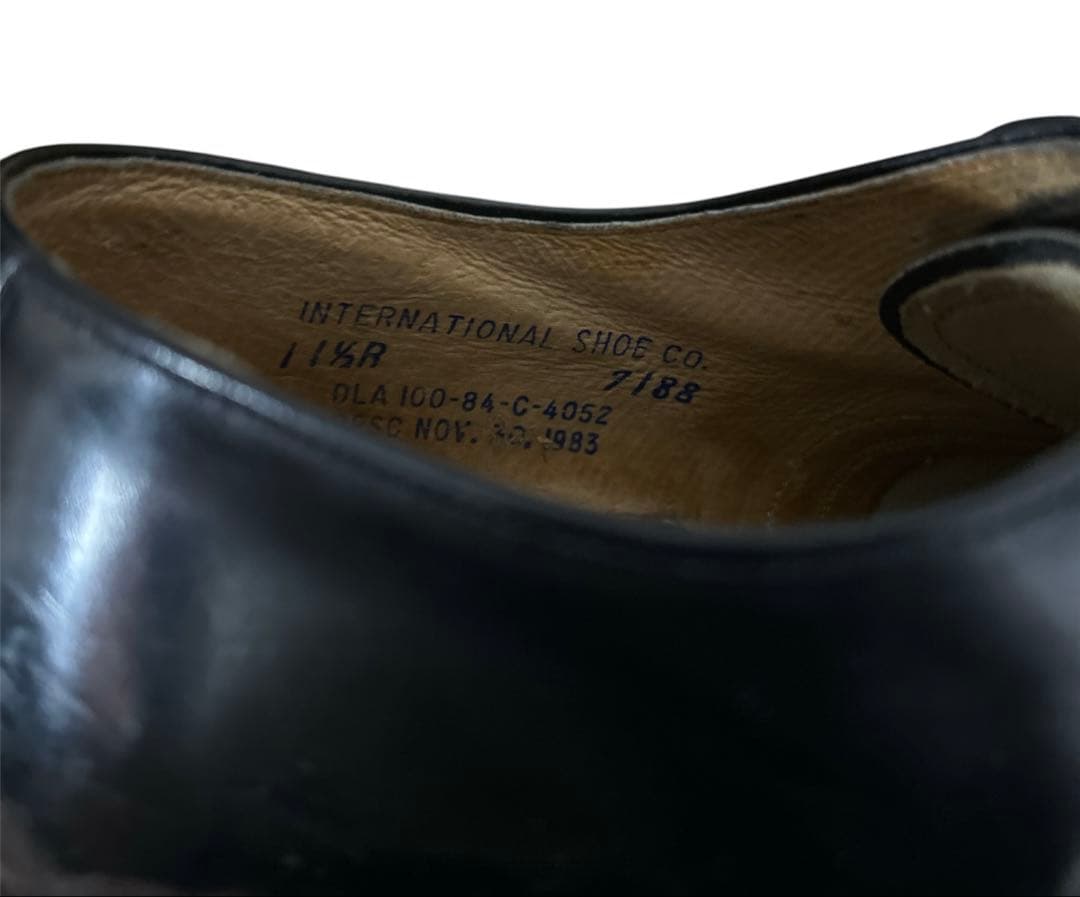 80s USN US NAVY レザーソール サービスシューズ ビンテージ 革靴