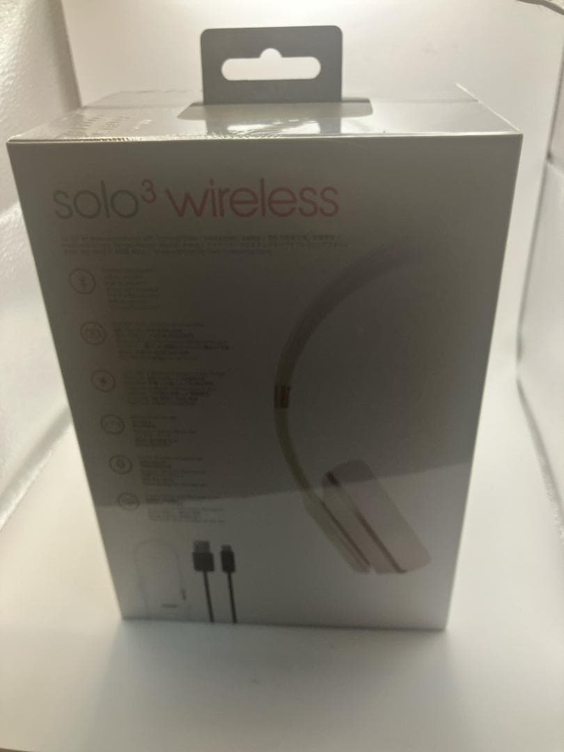 新品 beats solo 3 wireless ヘッドホン サテンゴールド