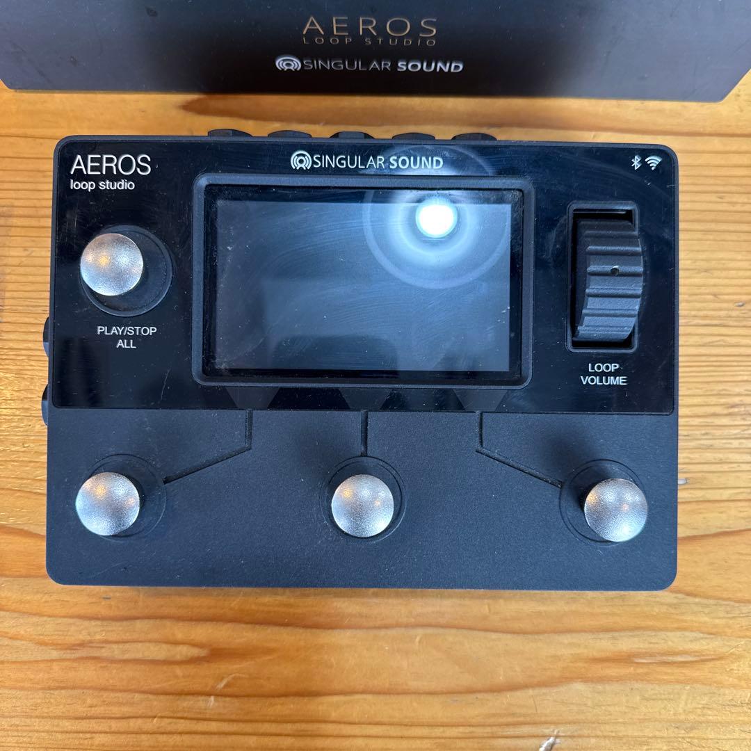 Singular Sound AEROS loop studioルーパーペダル