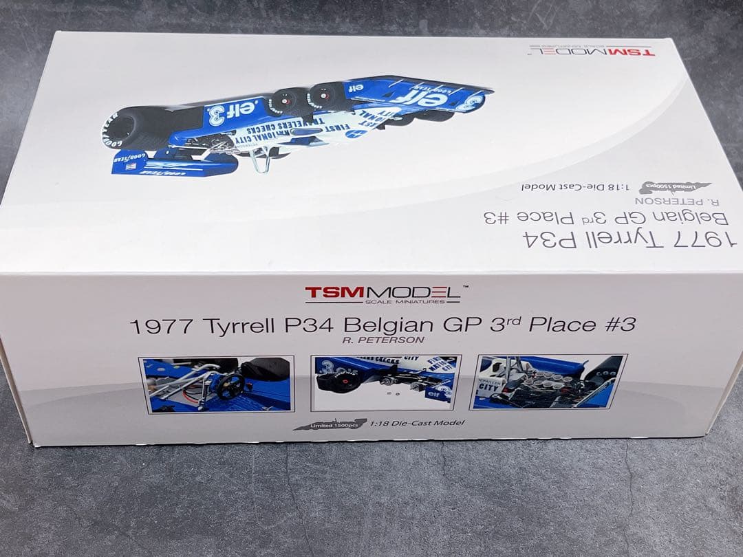 TSM 1/18 ティレル P34 ベルギーGP 3位 #3