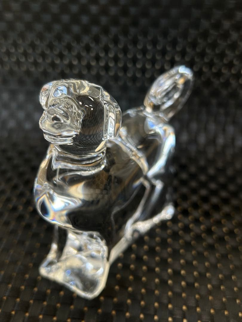 【美品】バカラ　baccarat 干支　犬　置物　ガラス　クリスタル