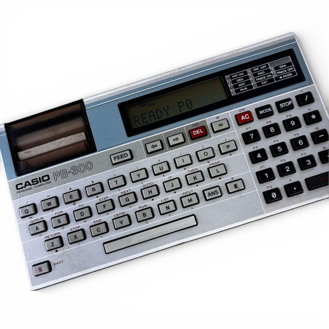 通電確認済 CASIO PB-300 ポケコン 昭和レトロ