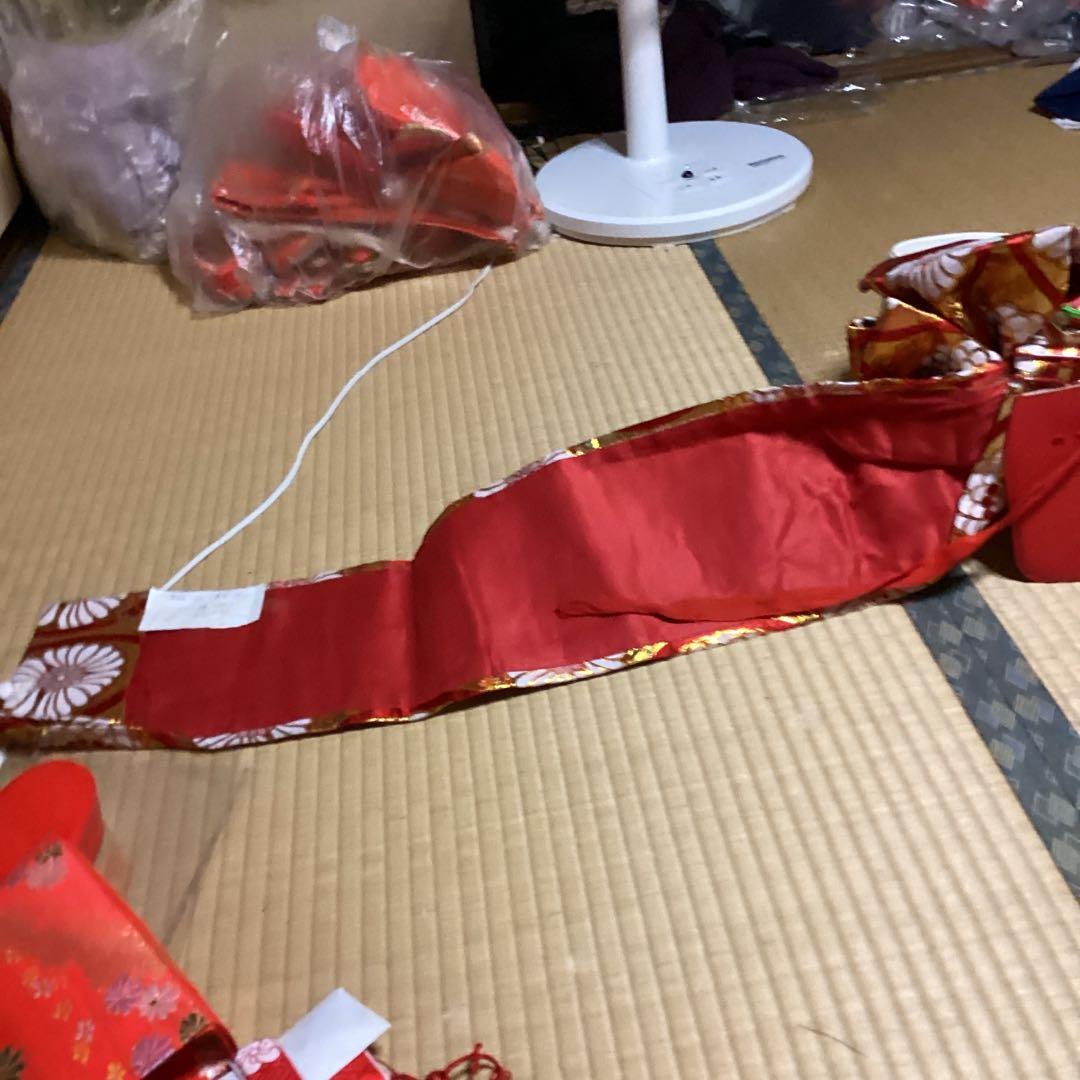 すくすくです。七五三七歳用　フルセット　帯幅19センチ　草履21センチ