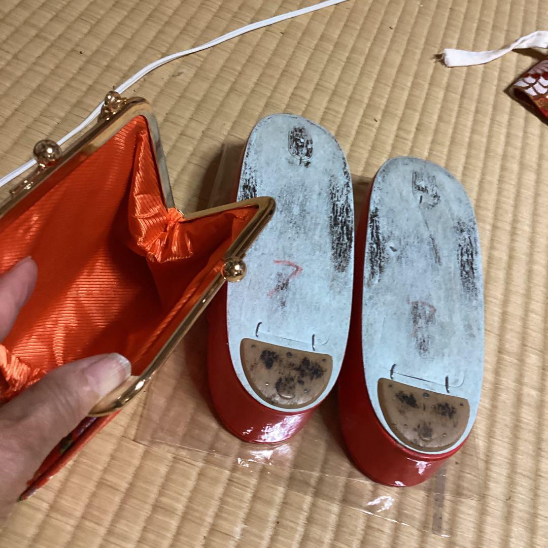 すくすくです。七五三七歳用　フルセット　帯幅19センチ　草履21センチ