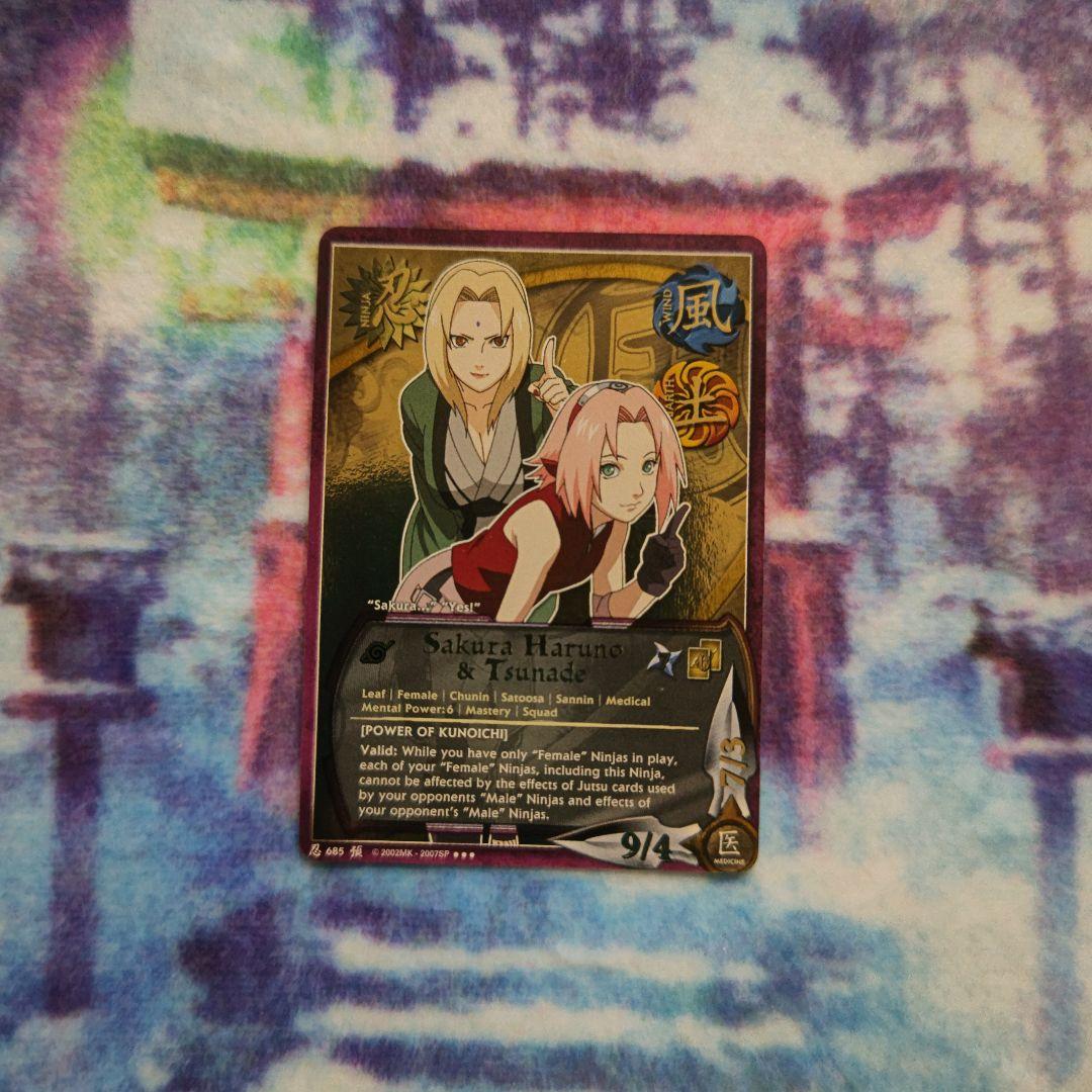 NARUTO ナルトカードゲーム CCG 春野サクラ ツナデ SR Foil