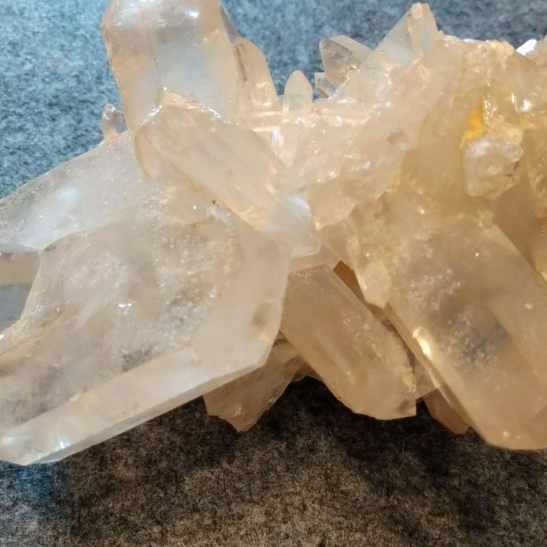 水晶④ ブラジル産 クラスター 772g 原石