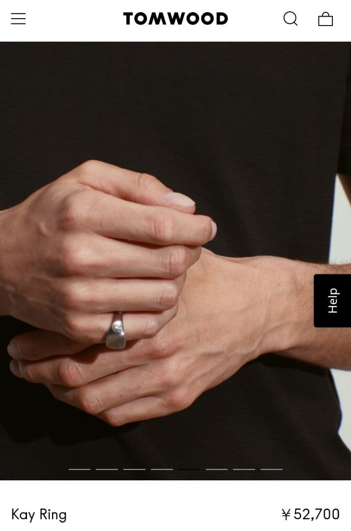 Tom Wood　Kay Ring　サイズ58(18号)　2025年5月購入