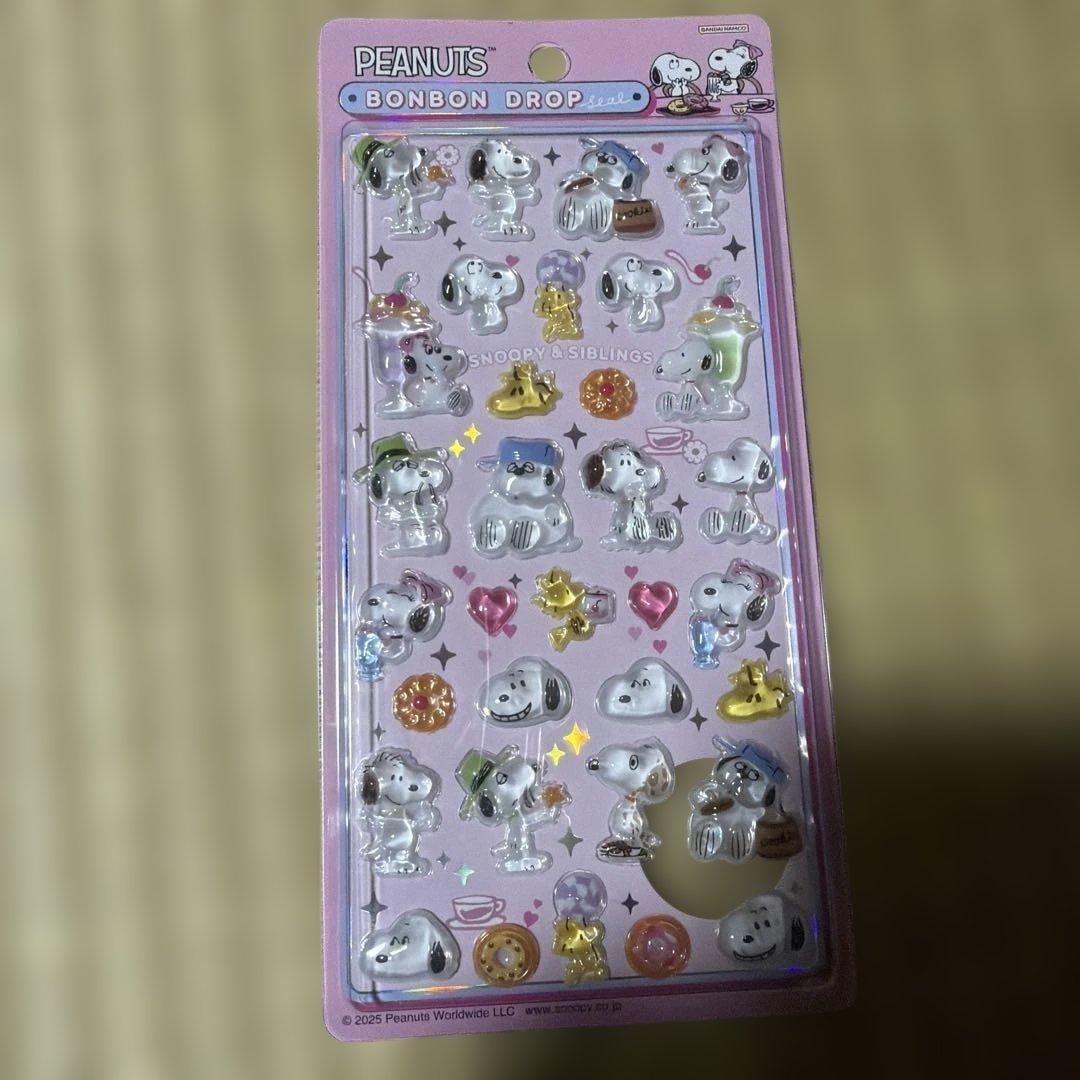 PEANUTS ボンボンドロップシール 4シートセット