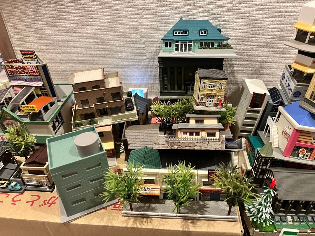 Nゲージ　ジオラマ　背景