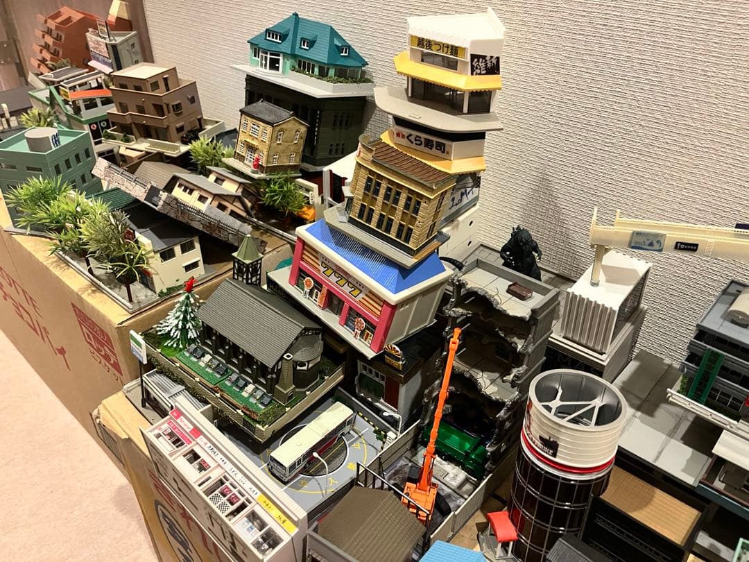 Nゲージ　ジオラマ　背景