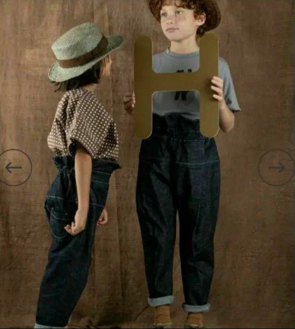 【8-9Y】HELLOLUPO　ハイウエストデニム