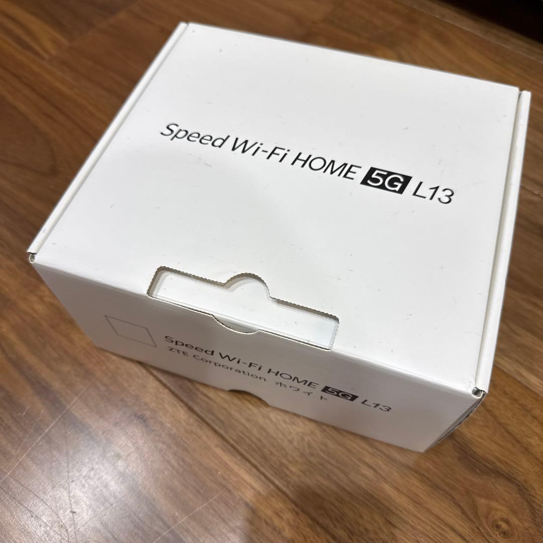 Speed Wi-Fi  5G L13 ホームルーター