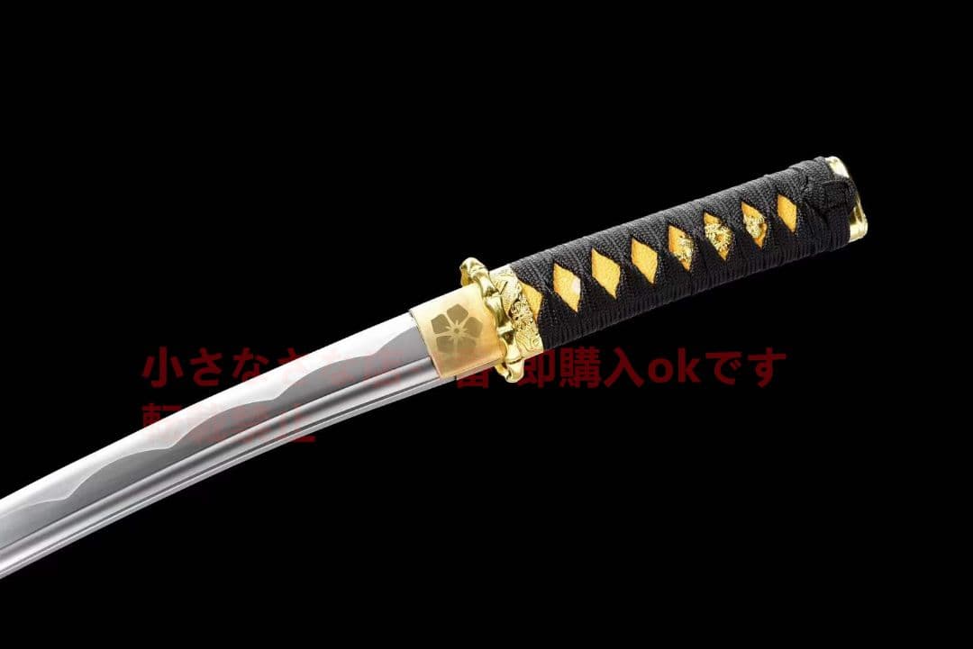 【金桜短刀】武具　刀装具　日本刀　模造刀 居合刀 肋差   短刀
