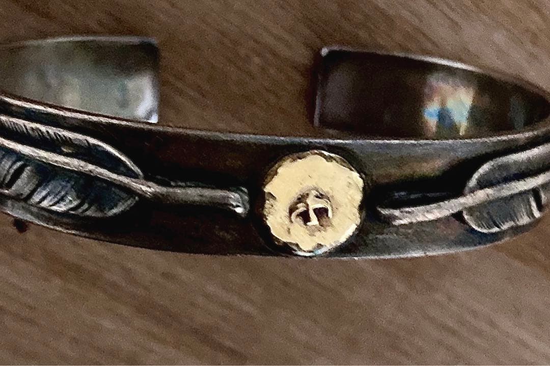 ゴローズ　goro's オールド　ダブルフェザーバングル　Lサイズ　希少