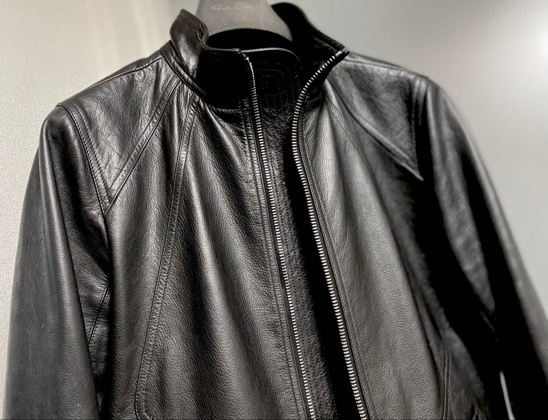 ジャケット・アウター Rick owens intarsia leather jacket biker