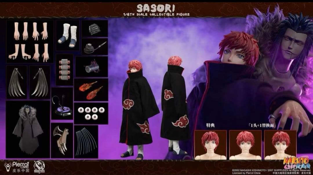 Rocket toys ROC-010 ナルト　暁　蠍　サソリ 1/6フィギュア