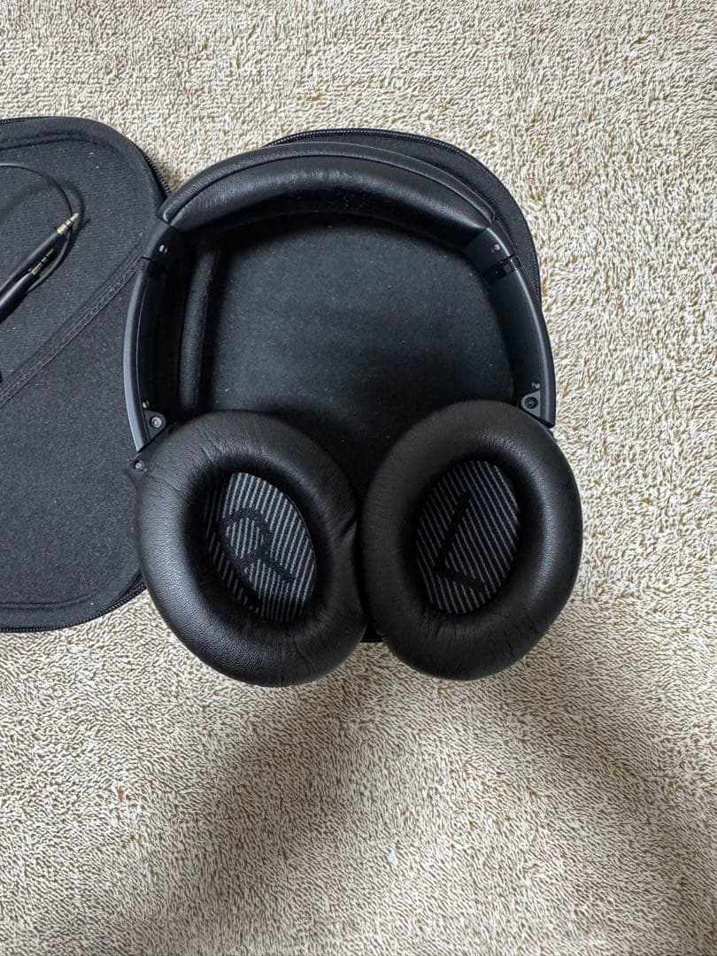 Bose QuietComfort 45 ブラック ワイヤレス 有線プラグ付き