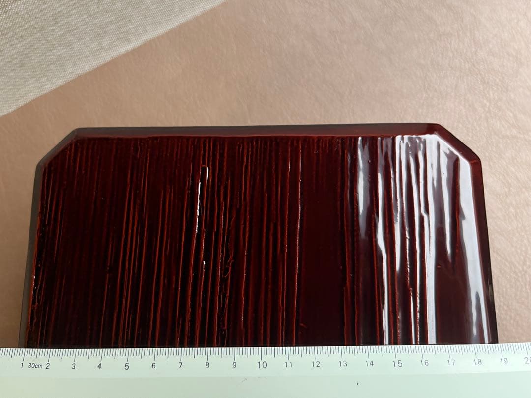 木曽　春慶塗り　お重　2段重