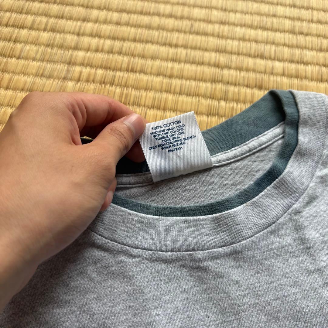 90s BITCH USA製　最初期　プリント　半袖　リンガーシャツ　tシャツ