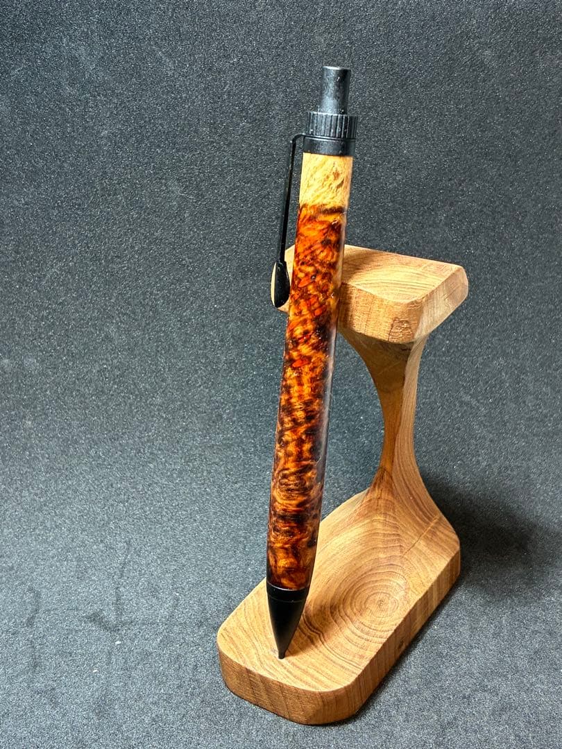 極上本花梨瘤シャーペン0.5mm アンボイナバール