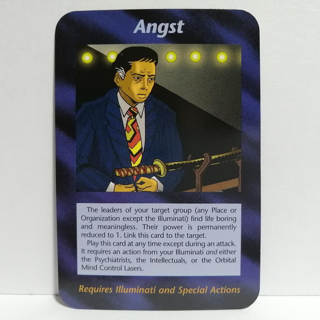 イルミナティカード　Angst　苦悩