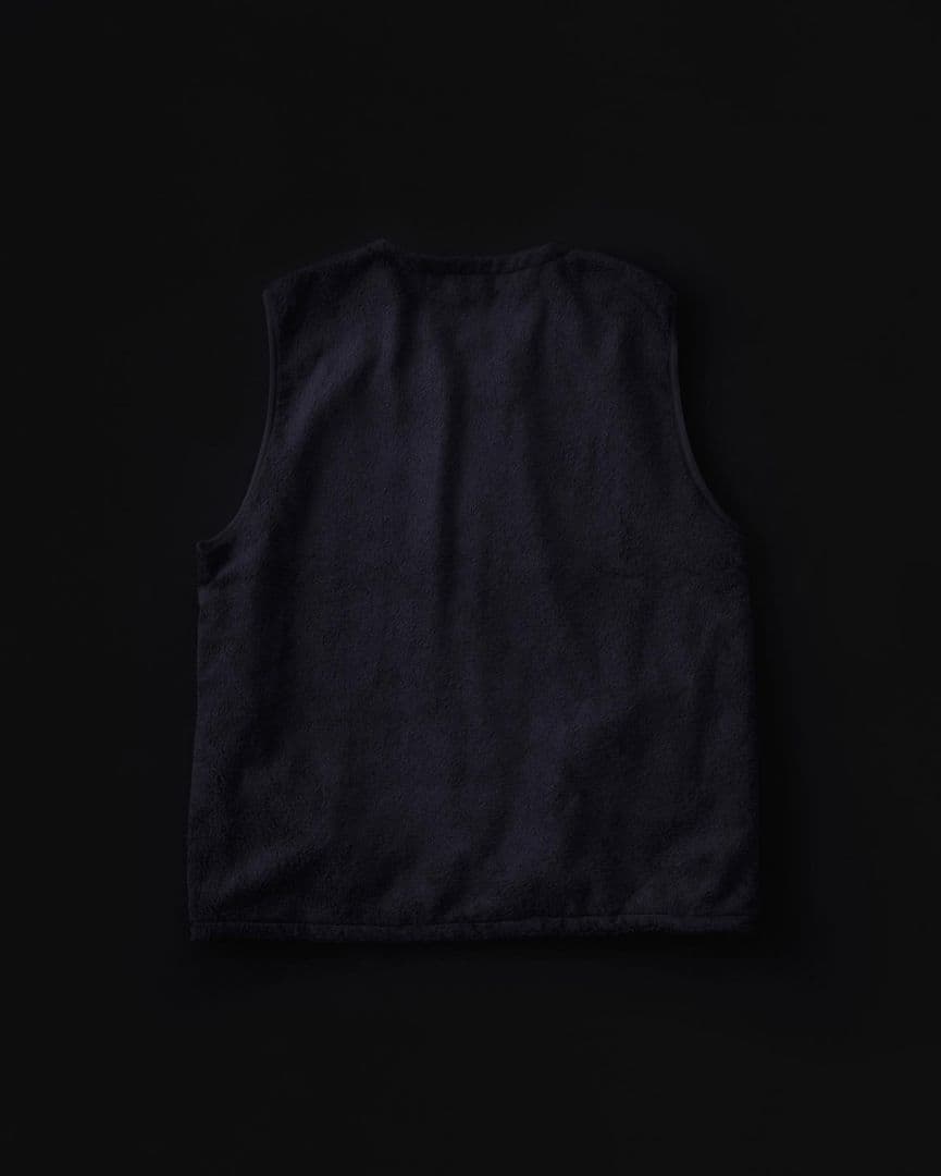 新品NICENESS 22AW別注ワイルドシルクボアベストWALTER