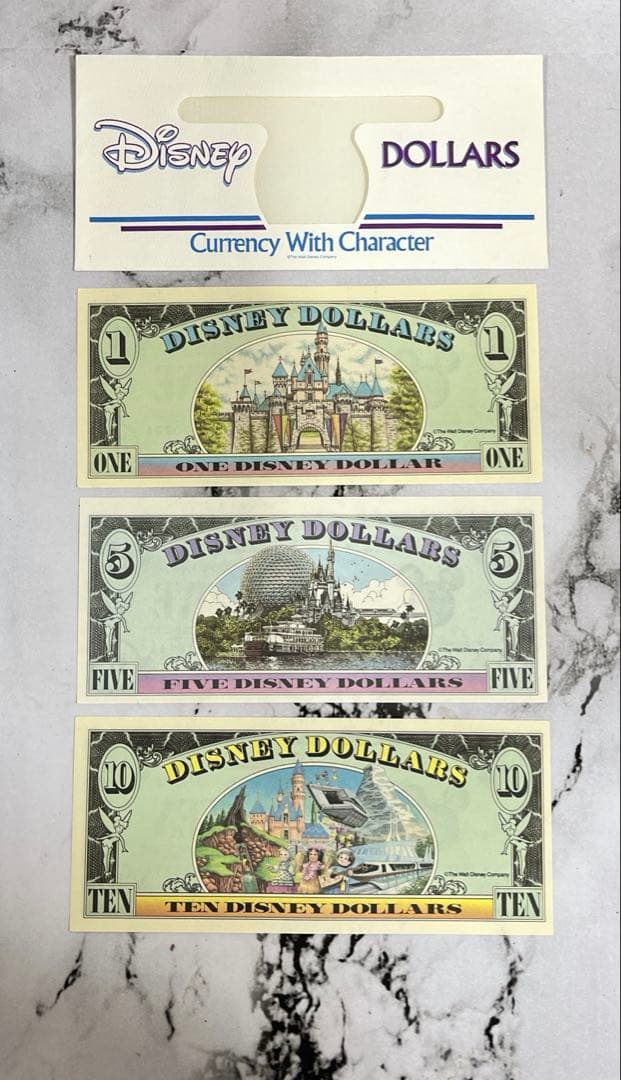 ディズニーダラー 未使用品 ☆専用封筒付き☆