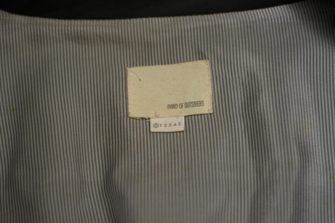 【極美品】band of outsiders シングルレザージャケット 0