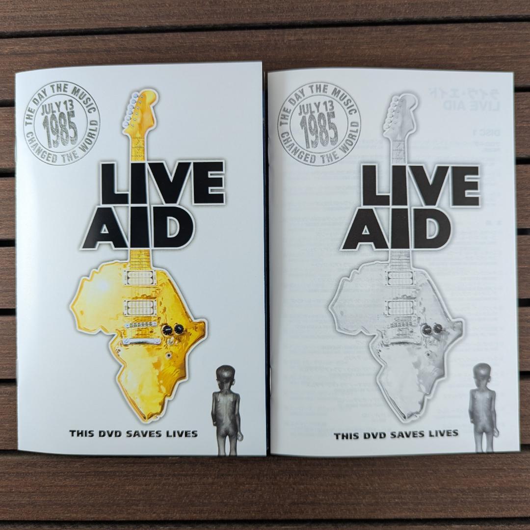 【ほぼ新品】LIVE AID ライヴ・エイド DVD4枚組 初回限定BOX