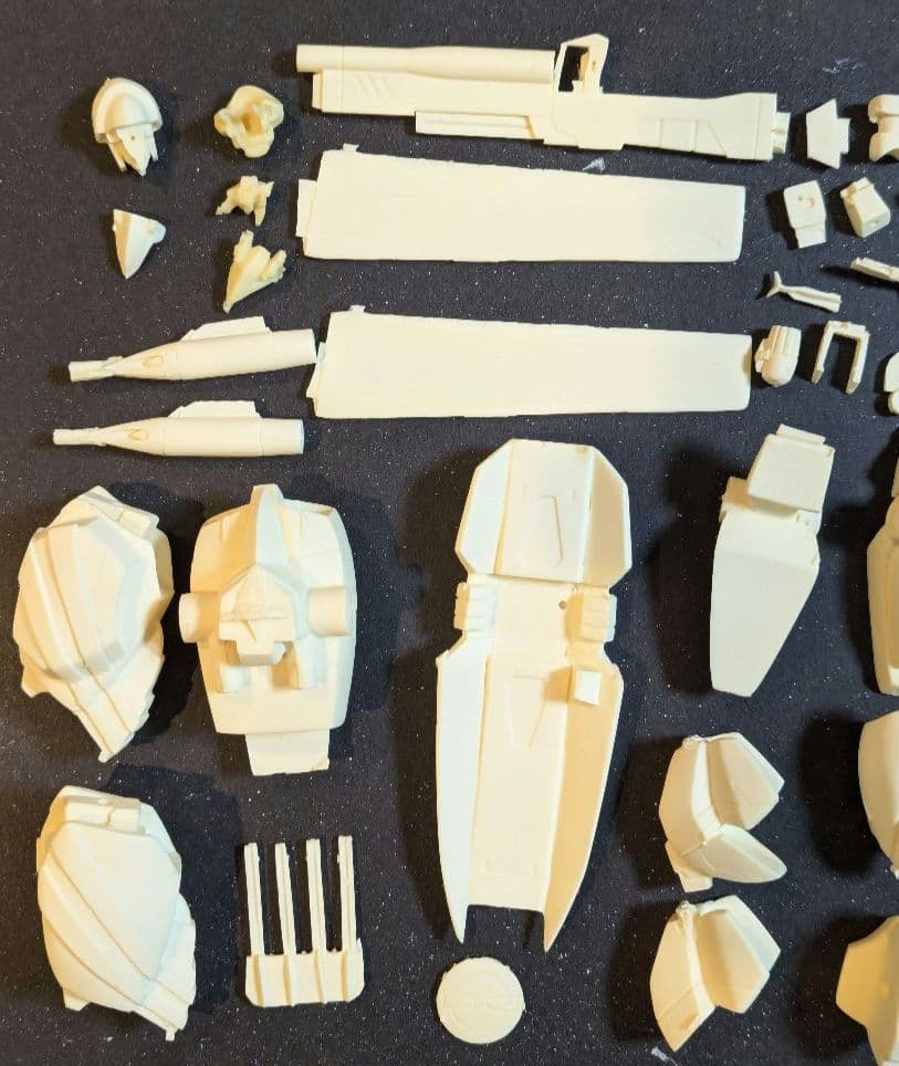 機甲戦機ドラグナー 1/95 D1カスタム ガレージキット 怪獣使いと少年