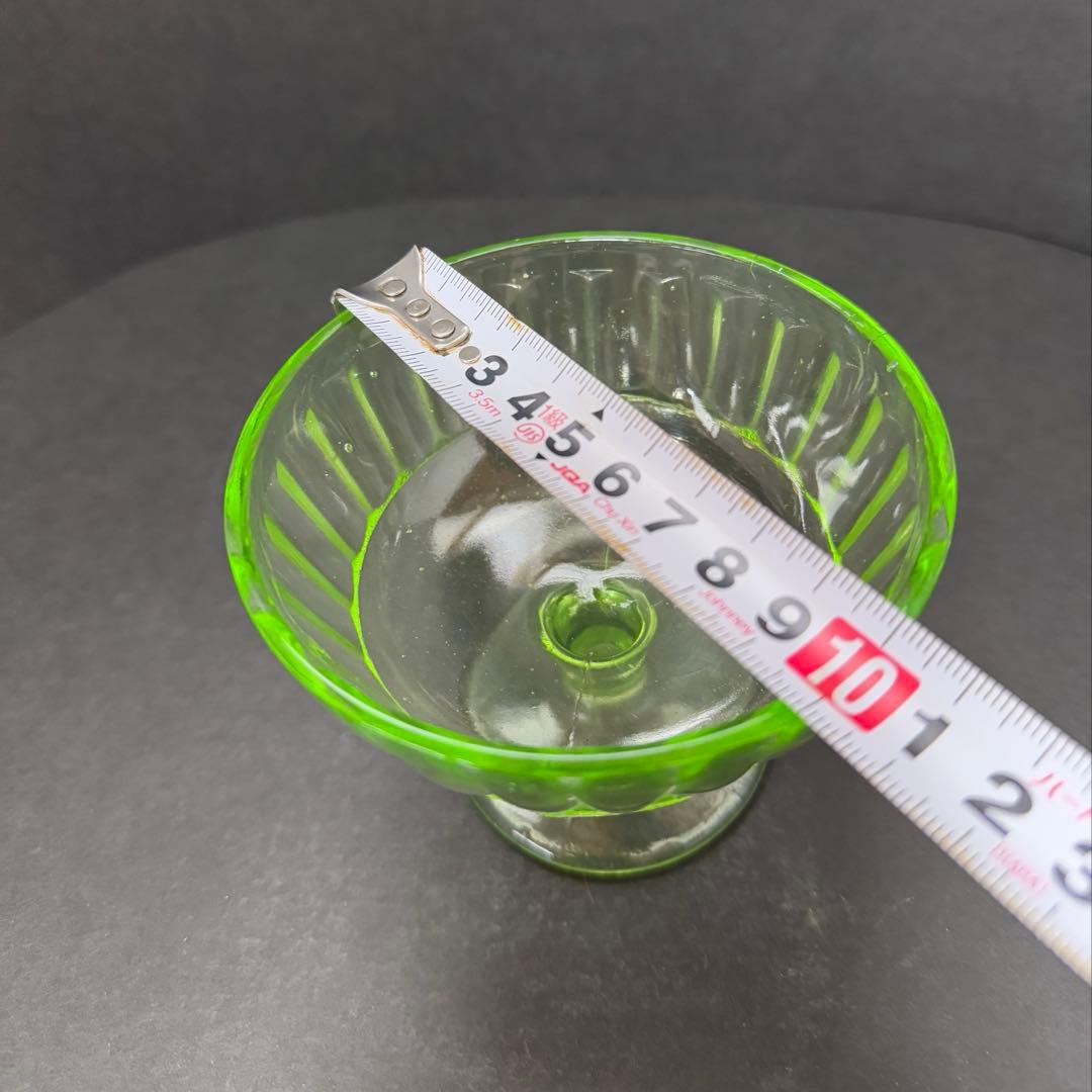 ウランガラス　デザートカップ　送料込み