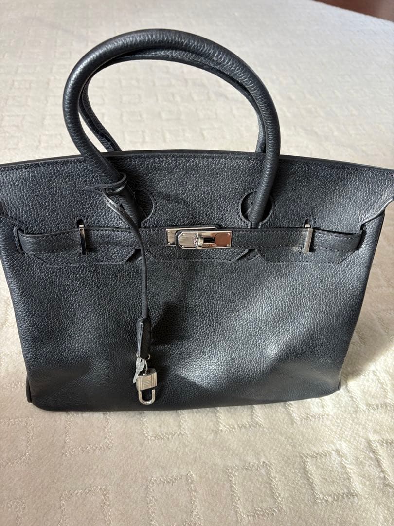 【未使用】ハンドバッグ 自立型 ブラック