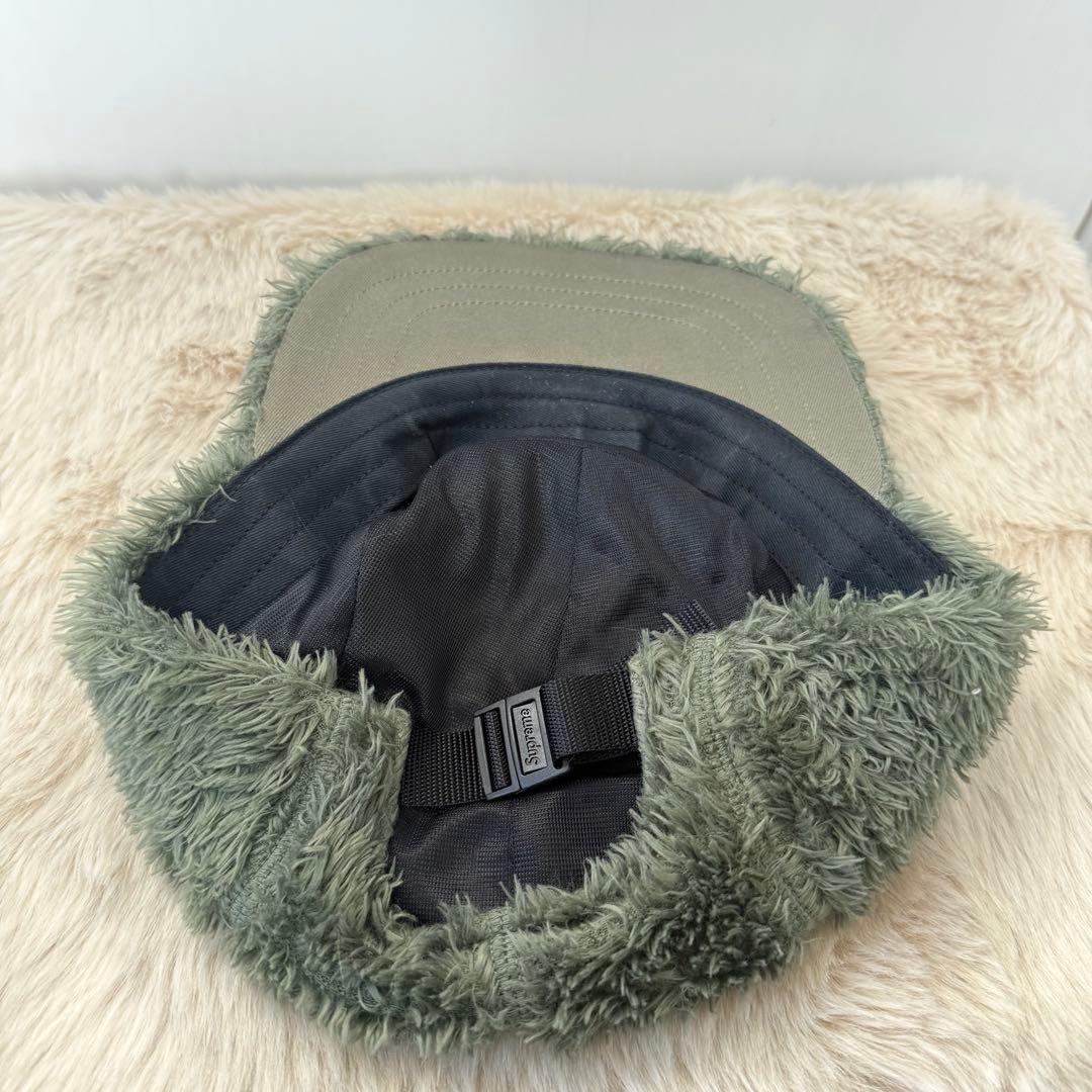 Supreme Fuzzy Camp Cap フリースキャップグリーン