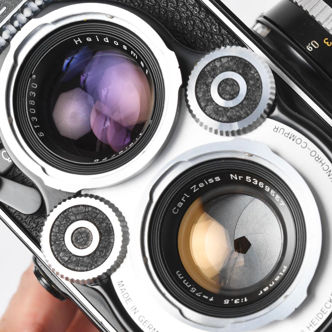 オーバーホール済 ROLLEIFLEX Planar f3.5 ホワイトフェイス