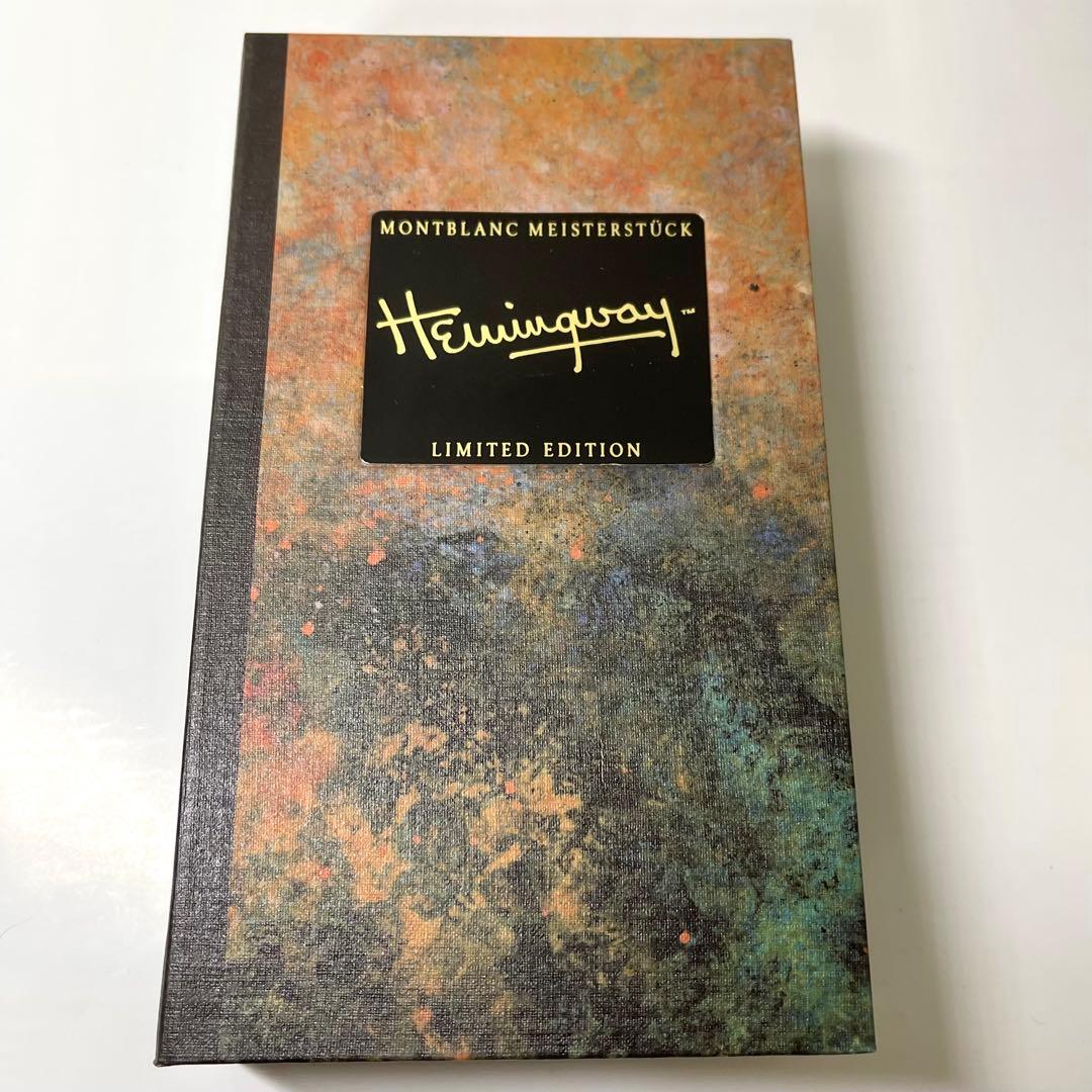 【限定品、美品、未使用品】モンブラン Hemingway　ヘミングウェイ　万年筆