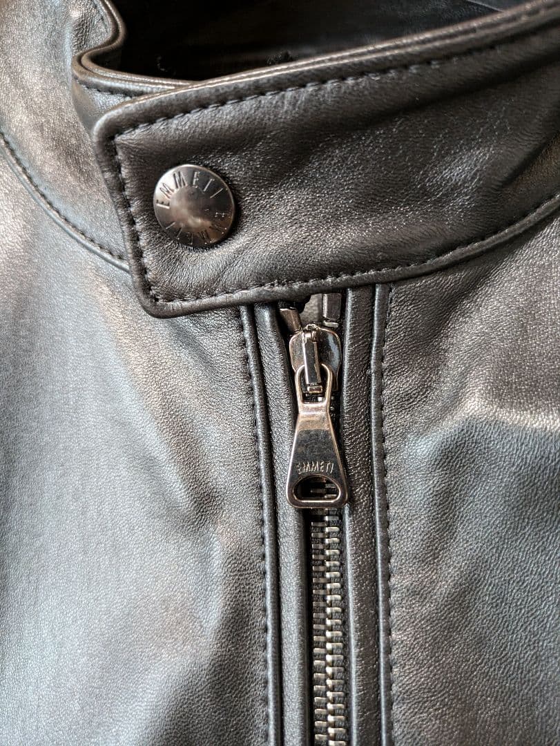 未使用エンメティ　シングルライダースレザージャケット